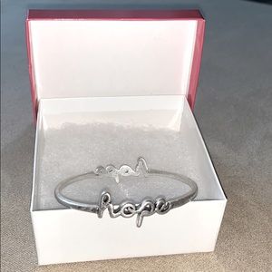 Premier Designs Silver Hope Bracelet